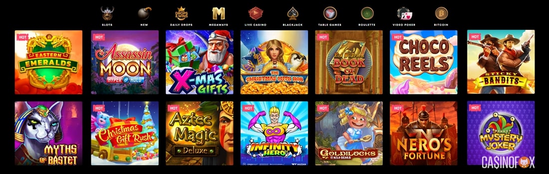 Spin Samurai Casino Spelutbud från 89 spelutvecklare