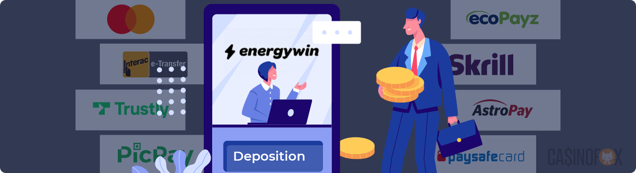betalningsmetoder på energywin casino loggor