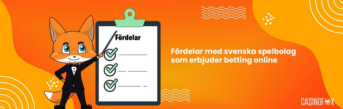 Du får många fördelar genom att spela på svenska bettingsidor 