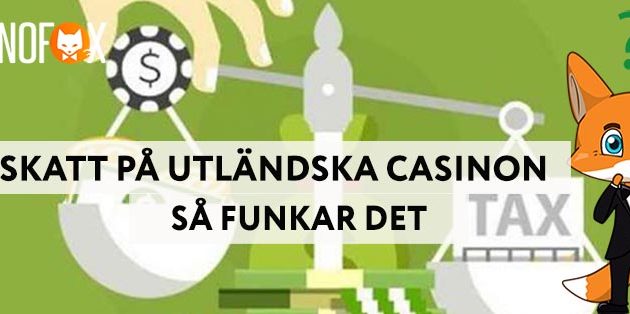 Skatt på casinon utan svensk licens
