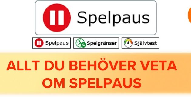Spelpaus banner