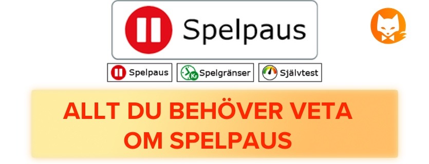 Spelpaus banner