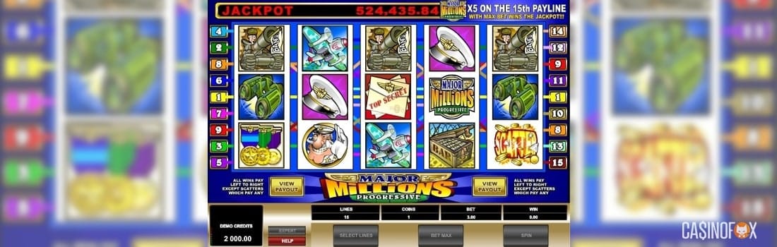 Free Spins och Bonusspel i en progressiv jackpot slot