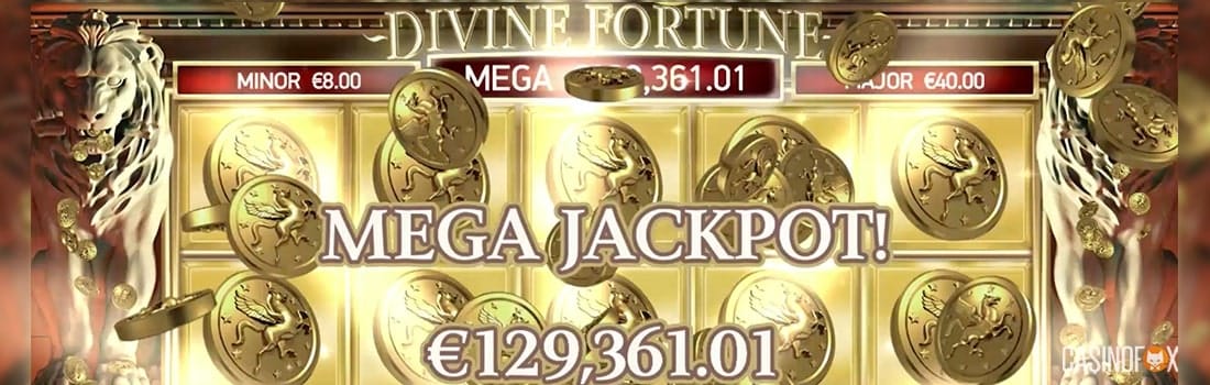 Att spela Divine Fortune slot med progressiv jackpot