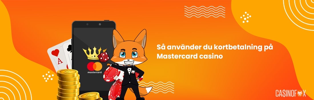 Mr Fox pekar på ett Mastercard casino