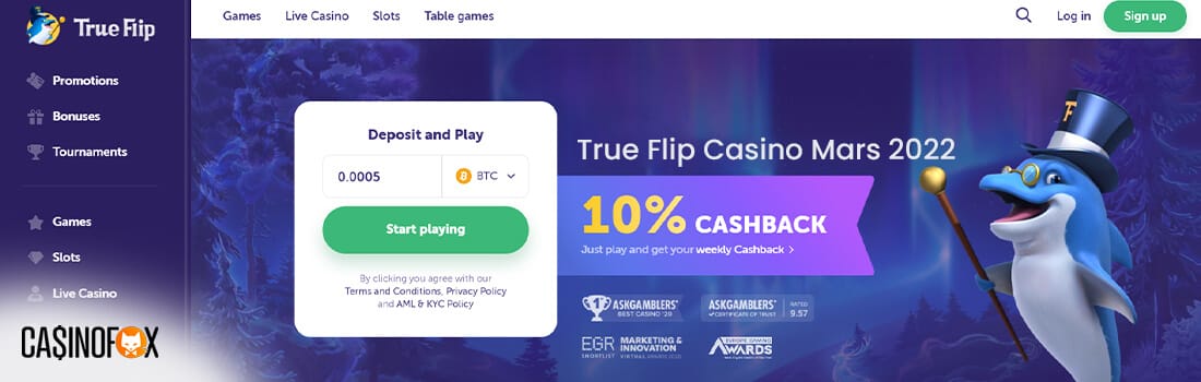 True Flip Casino Recension