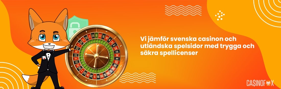 vi jämför svenska casinon med utländska casinon