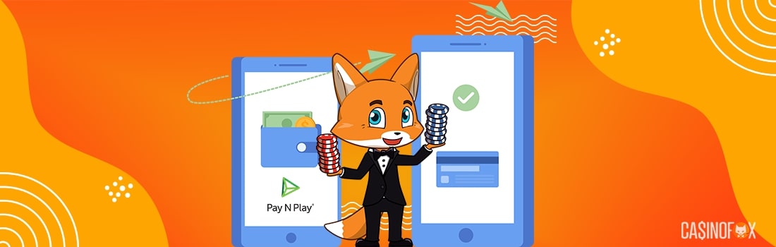 Mr Fox med två mobiler med Pay n Play casino med snabba utbetalningar