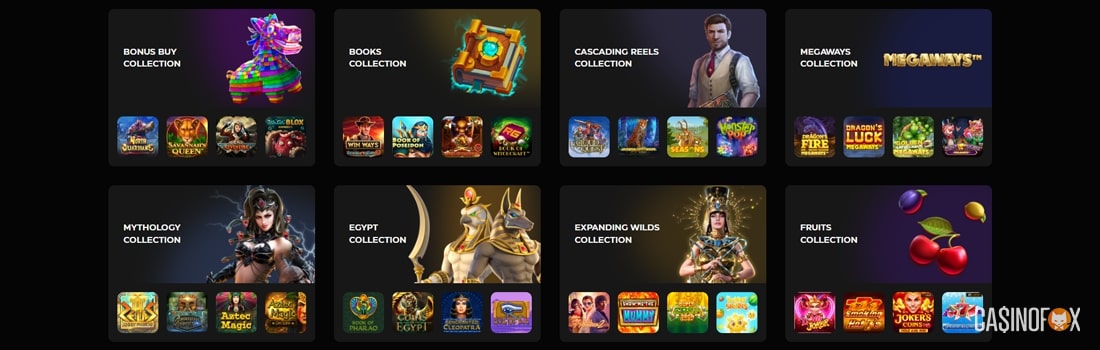 Online casino med över 30 spelutvecklare och 5 000 casinospel hos Casinobouck casino