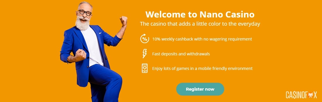 Hämta din välkomstbonus hos Nano casino