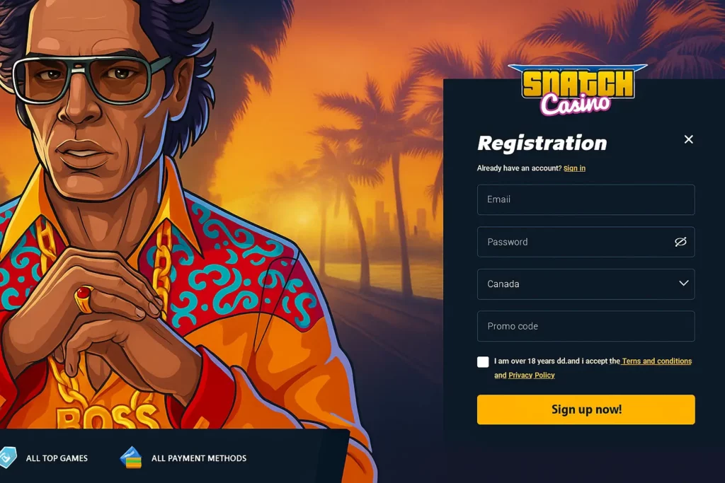 snatch casino registrering