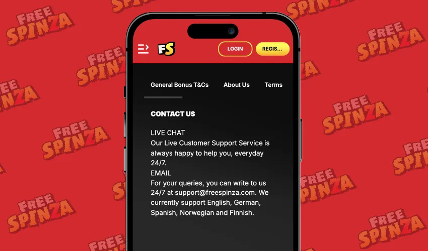 Freespinza casino kundtjänst