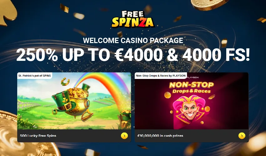 Freespinza välkomstbonus